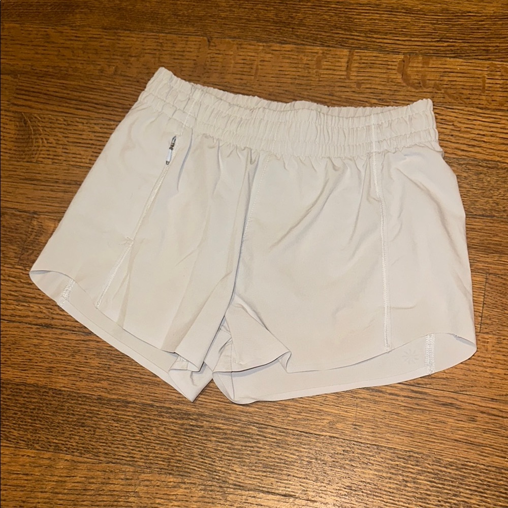 Athleta Girl light blue/gray shorts